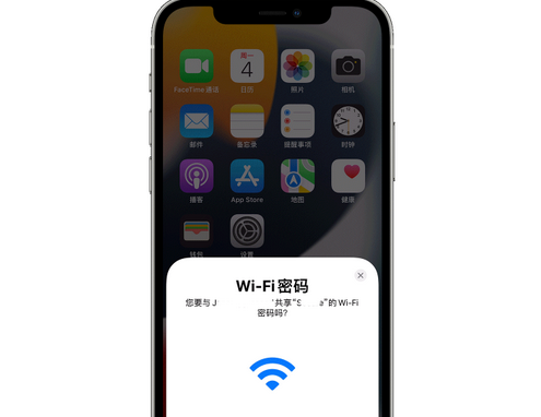 横沥镇苹果15维修店分享iPhone15如何共享Wi-Fi密码 